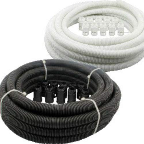 Black 25mm Conduit Contractor Pack 10 Metri Di Lunghezza & 10-ghiandole & 10-molla Clip Selle Pacchetto Completo Di Installazione - Foto 2