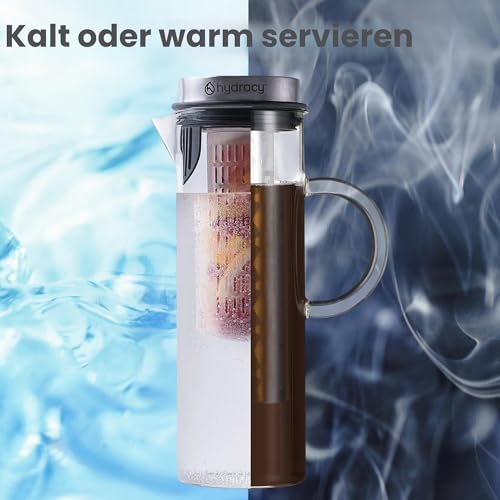 Cold Brew Kaffee Kalt Zubereiter,Glas Karaffe für Eiskaffee & Eistee 1,5L – Bild 5