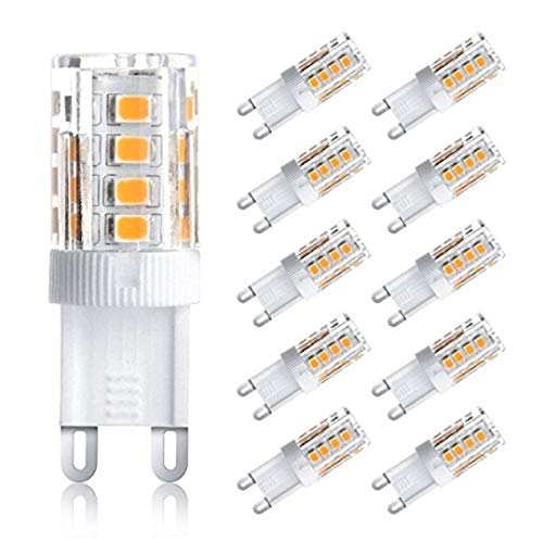 Ampoules halogènes de 30W équivalent en LED G9 pour une ambiance de salon chaleureuse