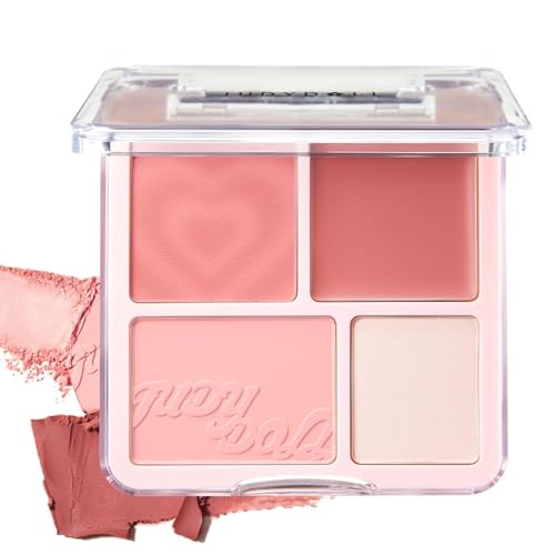 JUDYDOLL Blush & Highlighter Palette