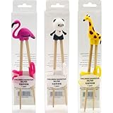 Essstäbchen für Kinder mit Silikonhilfe – 1 x 30 Stück – Multipack