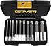 LEXIVON XZN Triple Square Spline Bit Socket Set, Extra Long 4-Inch | 10-Piece European Style M4 - M18, Premium S2 Alloy Steel | Enhanced Storage Case (LX-145L)