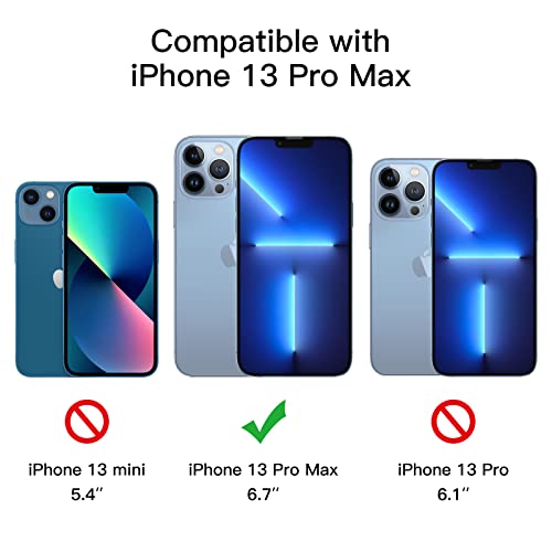 JETech Ochrana před nežádoucími pohledy Full Screen pro iPhone 13 Pro Max 6,7 palce, ochrana pancéřového skla, ochranná fólie, ochrana hran k hraně displeje Nemá žádný vliv na pouzdro, 2 kusy