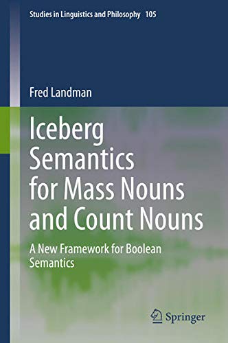 Buy Iceberg Semantics for Mass Nouns and Count Nouns — BookShops.in