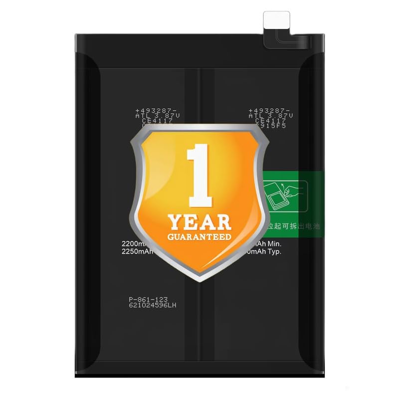 Image of Original BLP861 Battery Compatible for OnePlus Nord 2 5G (DN2101, DN2103) - (4500mAh) - 1 Year Warranty X2