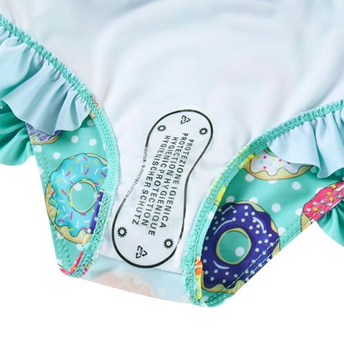 Image of Girls Swimsuit One-piece Bikini Set Two Sets Matching Bathing Suits 2-6T Adjustable Strap Summer Beach