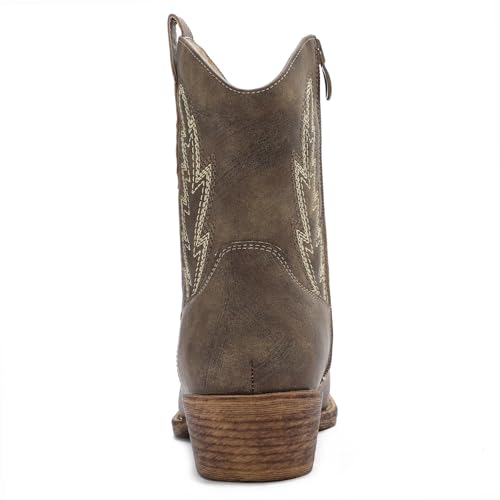 Image of GLOBALWIN Cowboy Boots For Women Short Ankle Boots
