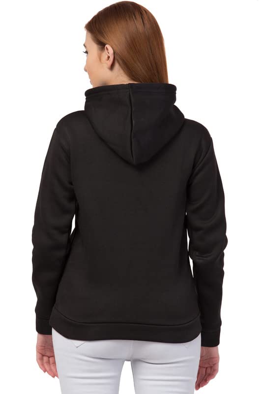 Image of Women's Fleece Plain Hoodie