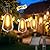 Brightown Outdoor Solar String Lights Waterproof 58FT with 25 Shatterproof ST38 LED Bulbs, 2700K Solar Lights Outdoor with Remote, Solar String Lights for Outside, Camping, Yard, Party Decor