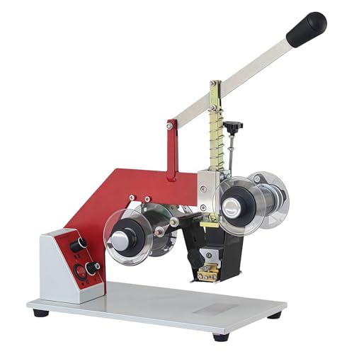 Manueller 220-V-Codedrucker, Heißpress-Stempelmaschine für individuelle Codierung und Etikettierung, 10–60 Stempelungen/Min. für Stahl