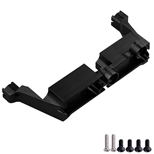 Hobbypark Aluminum Alloy Diff/Transmission Locking Servo Mount For Traxxas Trx-4 Upgrades Parts (Black) #TOP28