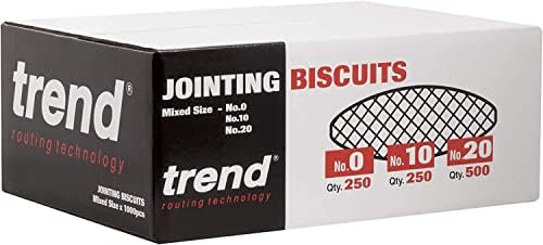 Trend BSC/MIX/1000 Number 0 10 20 Trend Wooden Biscuits (1000 Pack)