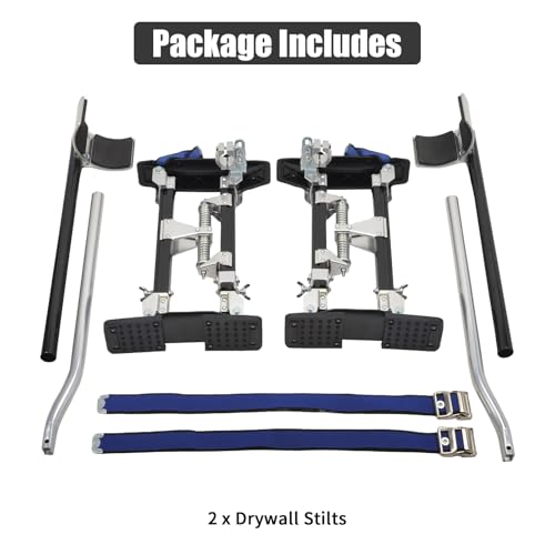 image for TBAPFS Drywall Stilts 15-23 Inch Height Adjustable Lifts Aluminum Tool
