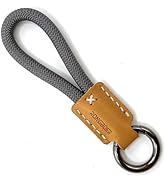 Amazon.com: RONGBOER Handmade Cowhide Leather Short Keychain