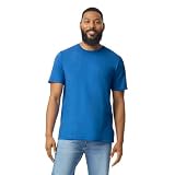 Gildan Adult Softstyle Cotton T-Shirt, Style G64000, Multipack, Royal (2-Pack), 2X-Large