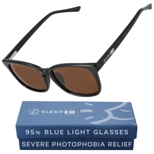Image of Sleep ZM Blue Light Blocking & Light Sensitivity Glasses - 14 Lens Types for Comfort, Relaxation, Sleep & Relief