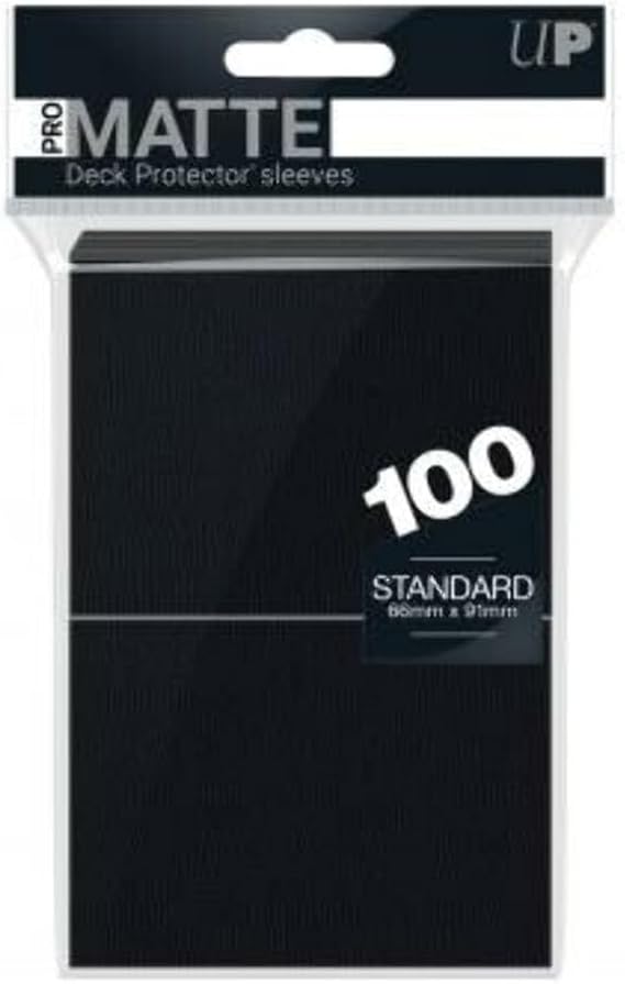 100 Ultra Pro Card Protector Sleeves: Pro-Matte - 66 x 91 mm