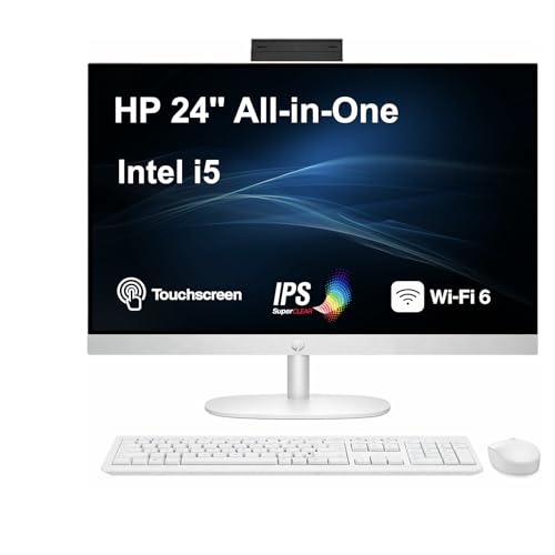 Image of HP 24 Business All-in-One 23.8 inch Touchscreen IPS FHD Display (Intel i5-1334U, 32GB DDR4, 4TB PCIe SSD, Intel UHD, WiFi 6, Webcam, Bluetooth 5.3, Win 11 Pro) w /USB-C Dock