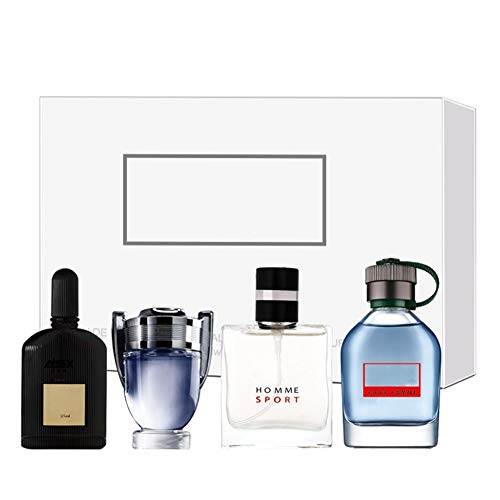 Set di fragranze per uomo, 4 x 25 ml 4 tipi di profumo per uomo Set di profumi di Colonia Profumo duraturo Regalo di ringraziamento di Natale per lui
