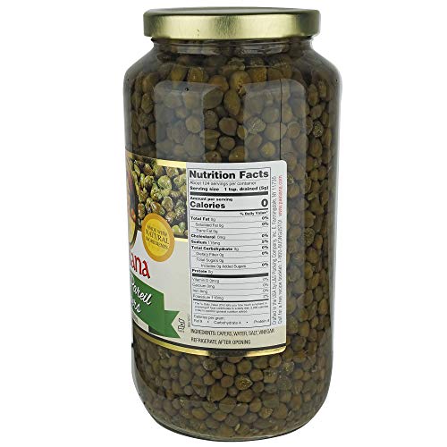 Paesana Non Pareil Capers - 32 oz - Packed in the USA