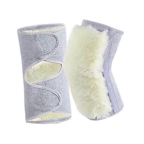 BEBEMOKO Cashmere Knee Pads Winter Thicken Knee Brace Small Light Comfortable for Sports Protection