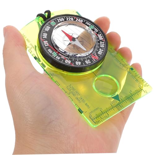 Brújula de bolsillo POPETPOP resistente para senderismo y camping miniatura 3