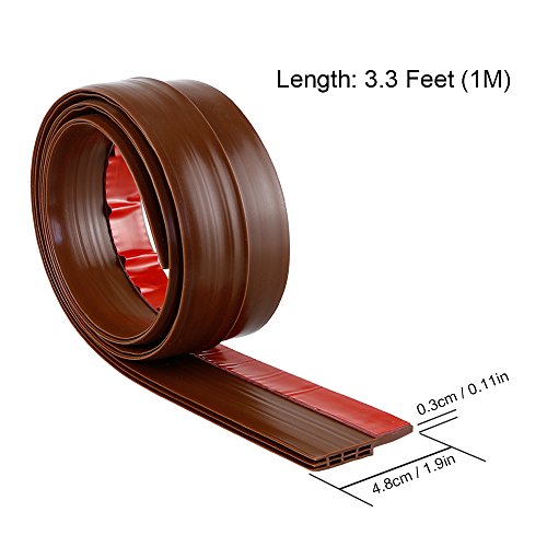Image of Havilah Door Bottom Seal Strip Silicone- 1 Meter Rubber Under Door Gap Filler for Air, Dust, Insects, Cockroaches, and Noise - Doors Seal Strip for Home and Office Use