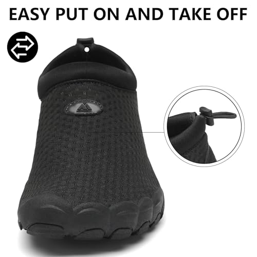 Image of Mishansha Womens Mens Water Swim Shoes Wide Toe Box Barefoot Shoes US Size 5.5-13.5 Women / 3-11.5 Men
