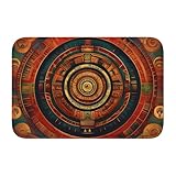 L'entretien est un jeu d'enfant avec le tapis de sol imprimé MJHKXLJ Maya Calendar End of The World ; il suffit de le laver à la main pour préserver sa couleur et sa texture éclatantes, et n'oubliez pas qu'aucun blanchiment n'est nécessaire pour le garder à son meilleur.