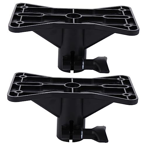 DIYEAH Heavy Duty Tripod Speaker Stand Tray Mounts Wide Platform Speaker Holder for Parties Durable Construction Fit for Speakers Black