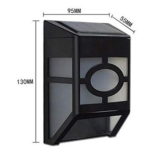 Flameer 2Pcs Solar Power Wall Light LED Lâmpada De Parede Sensor De Movimento Para Jardim Ao Ar Livr