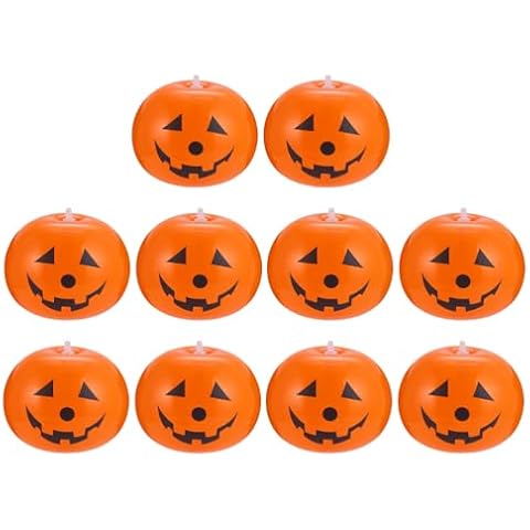 Alipis 10Pcs Glow in the Dark Pumpkin Balloons Cover