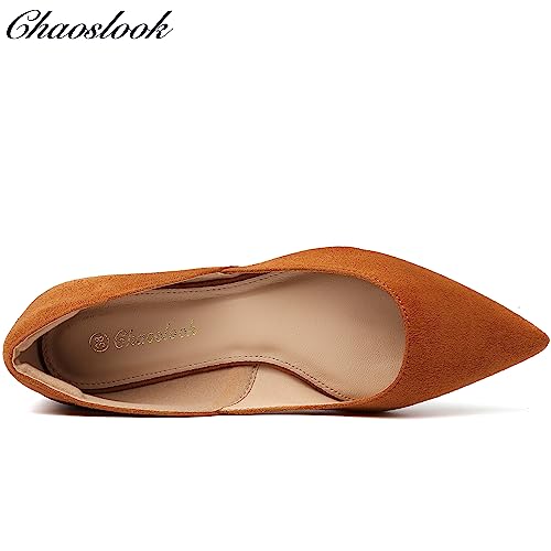 Image of Womens Pointed Toe Black Ballet Flats Comfortable Casual Dress Flats for Women Elegant Memory Foam Flats Shoes with Party Wedding