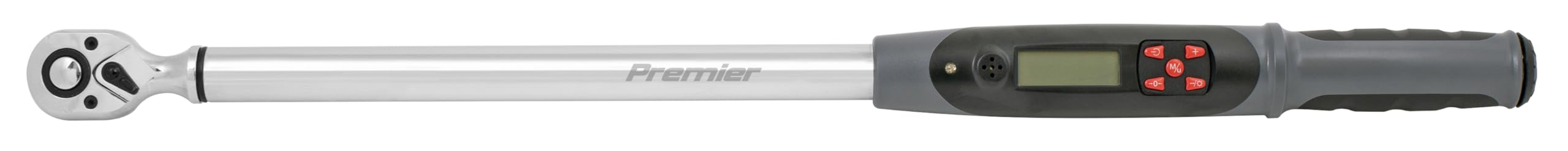 Sealey Premier 1/2" Sq Drive Digital Torque Wrench with Angle Function 30-340Nm (22-250.lb.ft) - STW310, Silver - Image 3