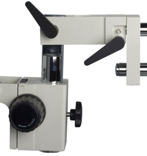 OMAX 3.5X-90X Zoom Trinocular Dual-Bar Boom Stand Stereo Microscope with 54 LED Ring Light