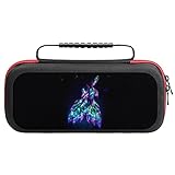 Glow in The Dark Mermaid Tail Travel Carrying Case Tote Bag For Nintendo Switch Accessories Holds 20...
