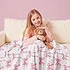 Lotus Karen Pink Bow Fleece Blanket 50x60 Inch Christmas Birthday Valentine's Day Gifts for Girls Women Pink Throw Blanket Coquette Preppy Bow Decor for Bedroom Dorm Soft Lightweight Bed Sofa Throws #2
