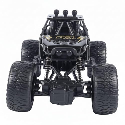 Image of Remote Control Car for Kids with Mist Smoke Effect 2 Wd Monster Truck Rock Crawler Climbing Rc Toy Vehicle Car for Boys and Girls Random Colour