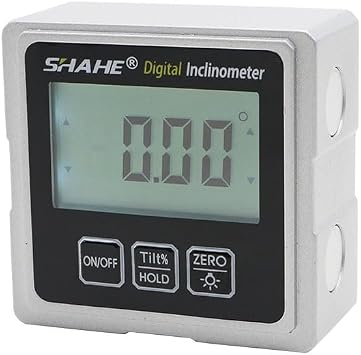 SHAHE Digital Protractor Angle Level Box With 3 Sides Magnets Base PRO 360 Electronic Protractor Digital Inclinometer Anle Tool