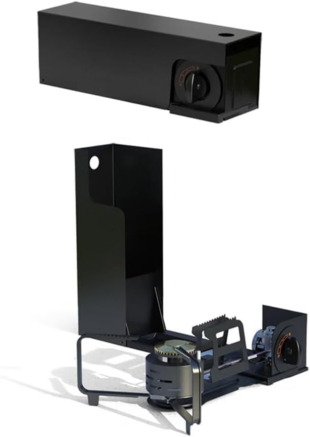 Gas Stove Camping Folding Stove II Lightweight & Portable II Air Cooling System II Restaurant Catering II Grill Camping Accessories II Festivals II Pincnic Trips II Emergency Use (3)