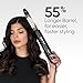 L’Brise Paris Air Wrap Hair Styler, 1.25 Inch, Hair Dryer, Curling Iron, & Hair Straightener in 1 Hair Styling Tool Without Heat Damage, Coanda Titanium Technology, 5 Attachments, Long Thick Barrel
