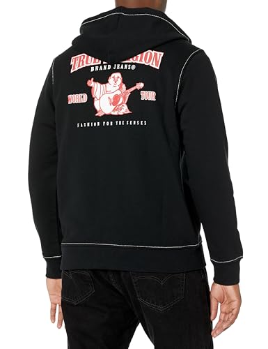 True Religion Men's Big T Zip Up Hoodie2