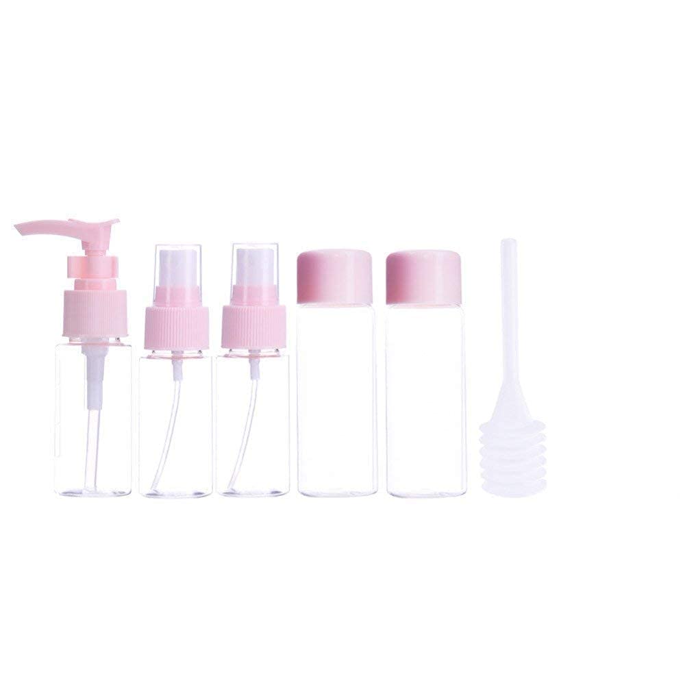 Woodonick Travel Refillable Cosmetics Bottles Kit, Leak Proof Portable Cosmetic Toiletries Liquid Containers Set for Lotion, Shampoo, Cream, Soap, Gel-image-21