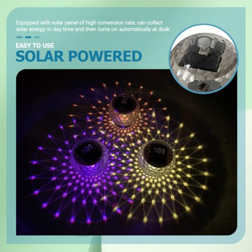 Luz flotante solar para piscina VILLCASE impermeable: decora tu exterior sin cables 6