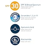 CeraVe AM Facial Moisturizing Lotion with SPF 30, Oil-Free Face Moisturizer with SPF, Formulated with Hyaluronic Acid, Niacinamide & Ceramides, Non-Comedogenic, Broad Spectrum Sunscreen, 3 Ounce - Image 2