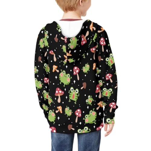 Cute Animal Boys Girls Zip Up Hoodies Long Sleeve Sweatshirt with Pockets4