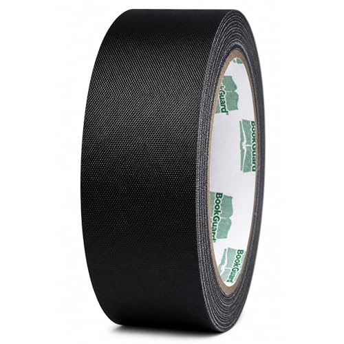 BookGuard Black Bookbinding Tape, 1-1/2 Inch x 15 Yards, 13