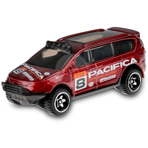 Hot Wheels 2020 Baja Blazers Chrysler Pacifica Maroon miniatura 1