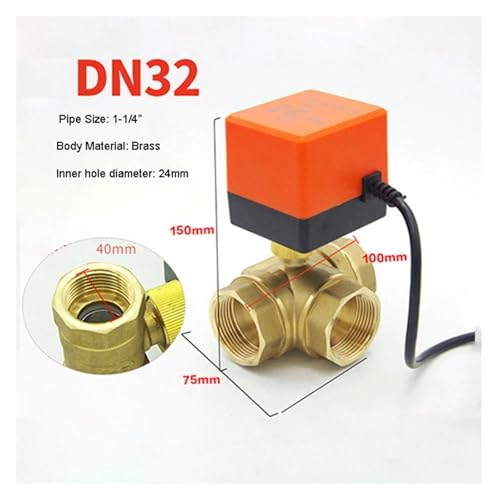 Vanne hydraulique électrique 12VDC pour automatiser le chauffage