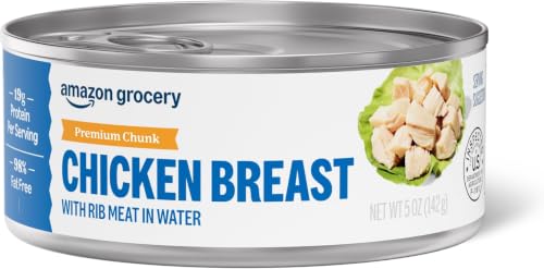 Amazon Grocery, Premium Chunk Chicken Breast, 5 Oz (Pack of 6)